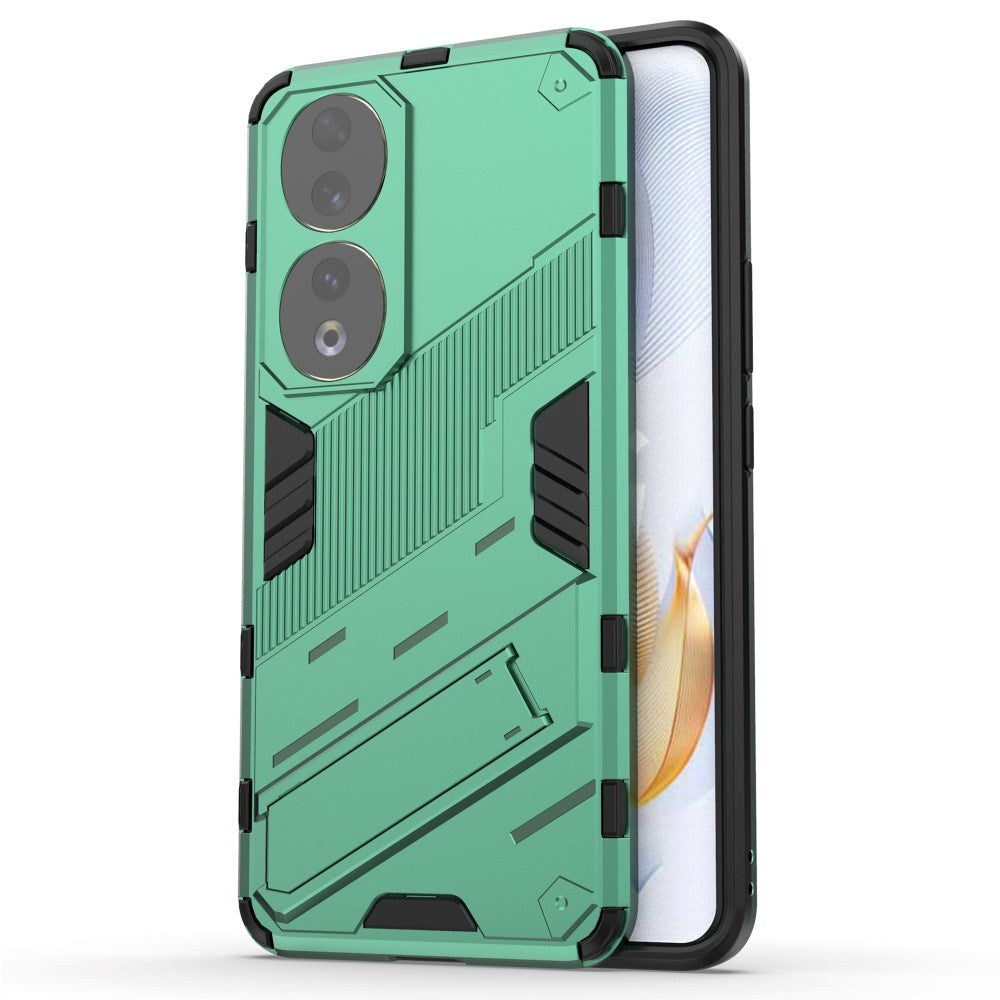 Honor 90 Hybrid Håndværker Cover m. Kickstand - Grøn