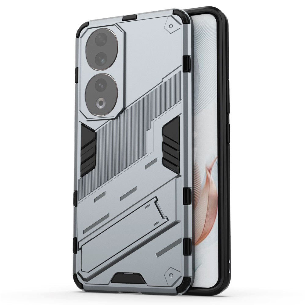 Honor 90 Hybrid Håndværker Cover m. Kickstand - Grå