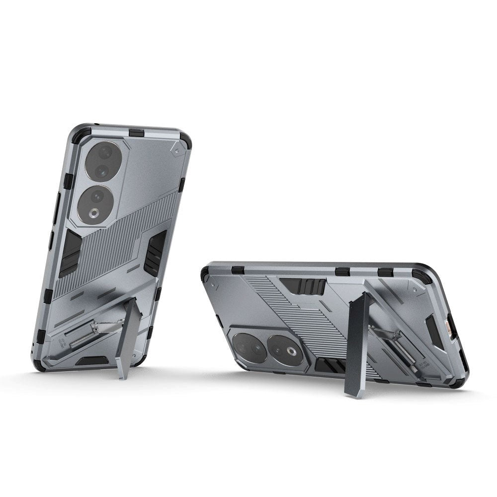 Honor 90 Hybrid Håndværker Cover m. Kickstand - Grå