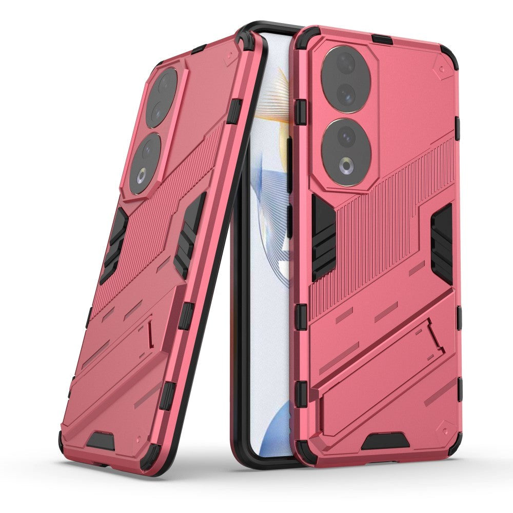 Honor 90 Hybrid Håndværker Cover m. Kickstand - Lyserød