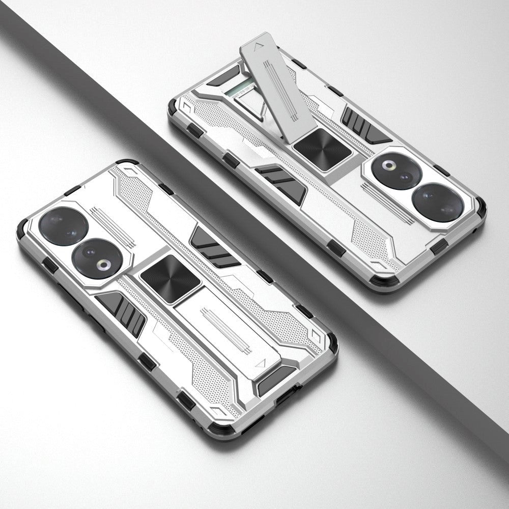 Honor 90 Håndværker Cover m. Kickstand - Sølv
