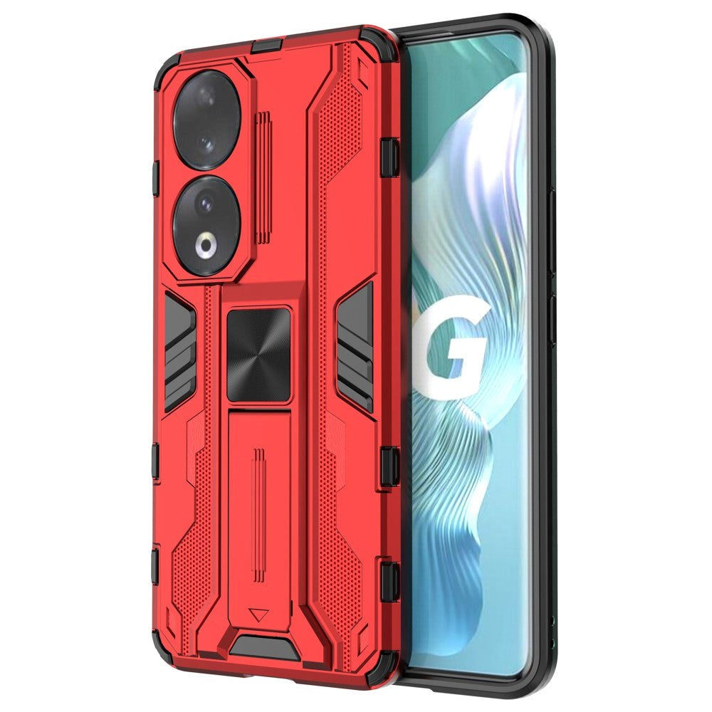 Honor 90 Håndværker Cover m. Kickstand - Rød