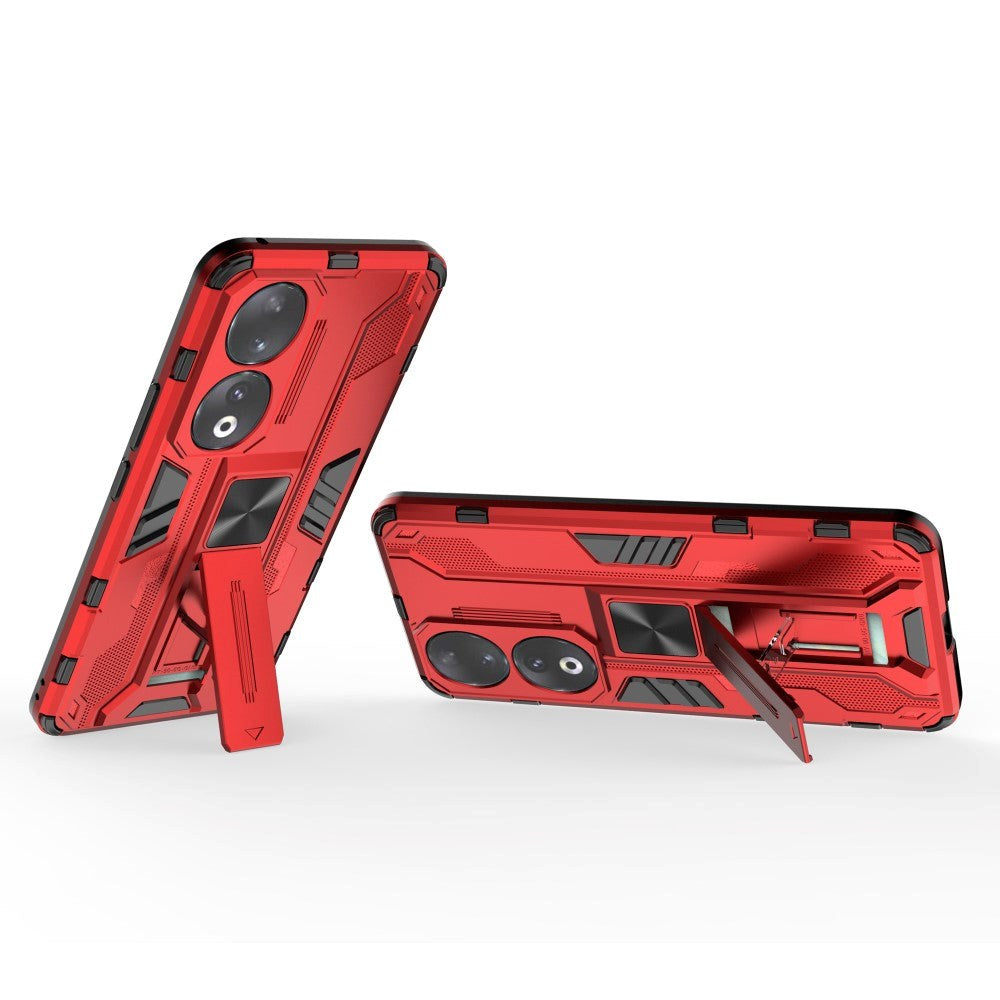 Honor 90 Håndværker Cover m. Kickstand - Rød