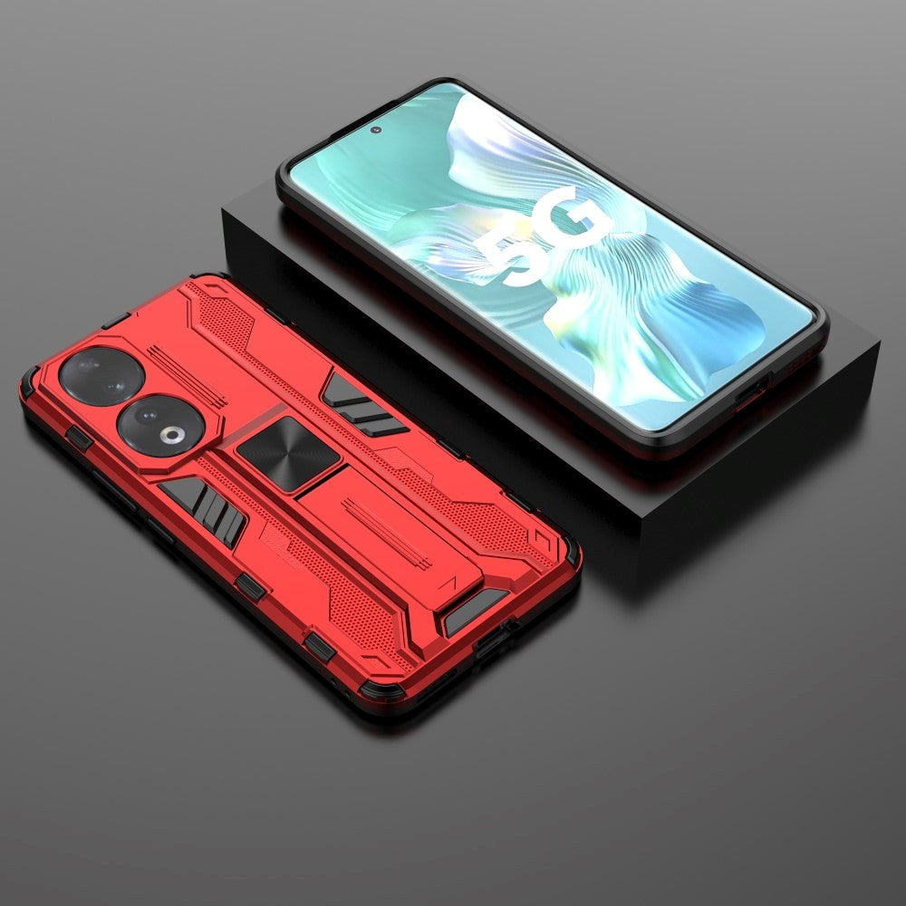 Honor 90 Håndværker Cover m. Kickstand - Rød