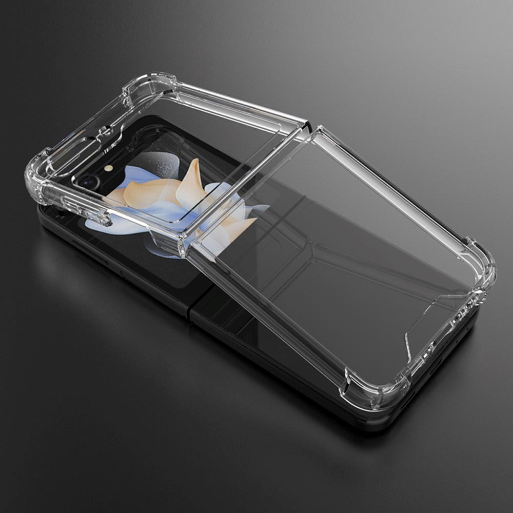 Samsung Galaxy Z Flip5 (5G) Hybrid Plastik Cover - Gennemsigtigt