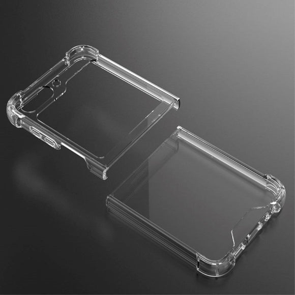 Samsung Galaxy Z Flip5 (5G) Hybrid Plastik Cover - Gennemsigtigt