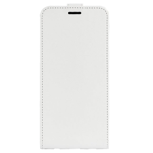 iPhone 15 Pro Max Vertikalt Læder Cover m. Kortholder - Hvid