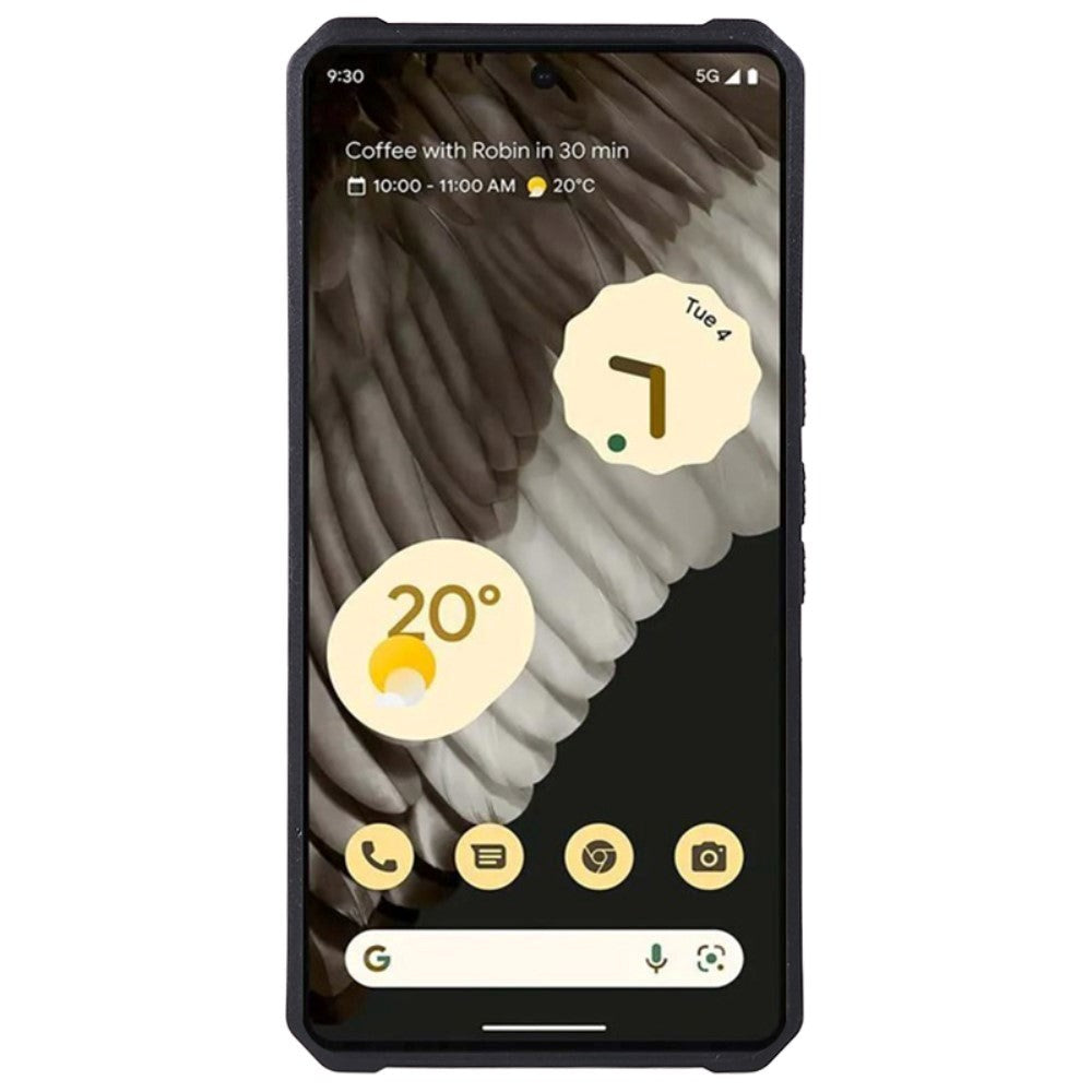 Google Pixel 8 Pro Håndværker Cover m. Magnetisk Kickstand, Kortholder & Cam Slider - Rød