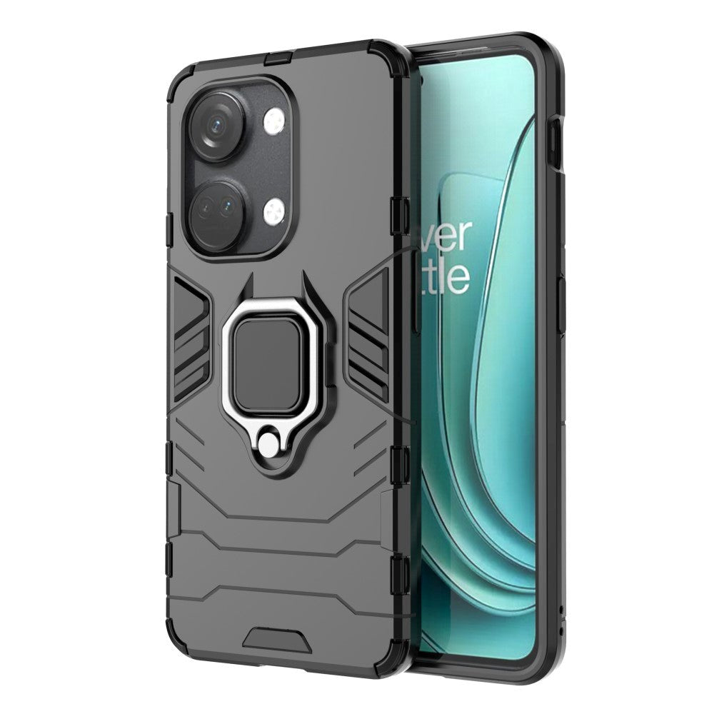 OnePlus Nord 3 (5G) Hybrid Håndværker Cover m. Magnetisk Kickstand - Sort
