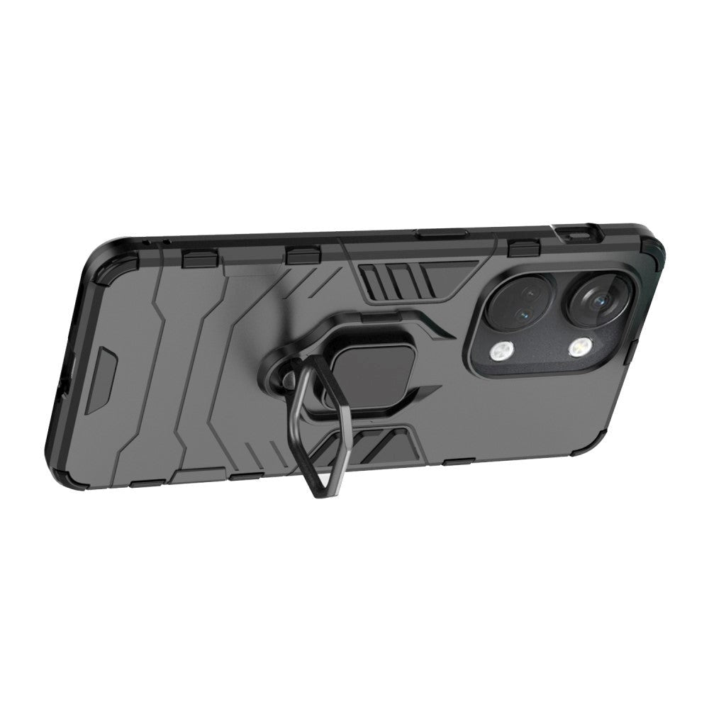 OnePlus Nord 3 (5G) Hybrid Håndværker Cover m. Magnetisk Kickstand - Sort