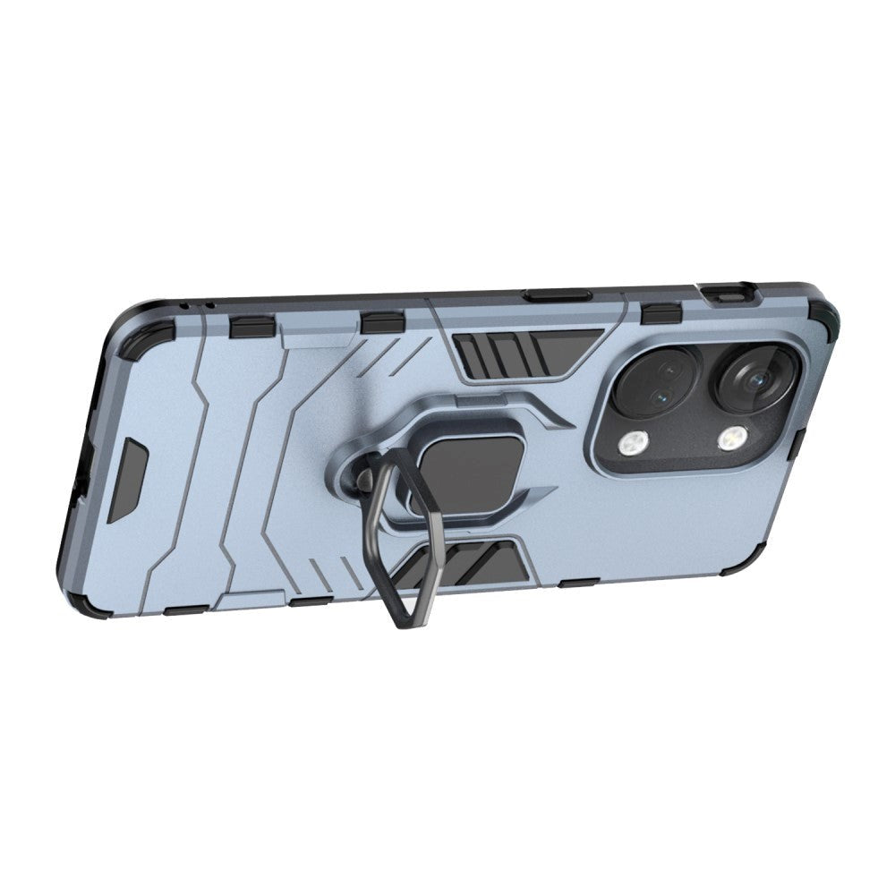 OnePlus Nord 3 (5G) Hybrid Håndværker Cover m. Magnetisk Kickstand - Blå