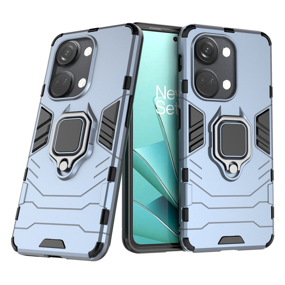 OnePlus Nord 3 (5G) Hybrid Håndværker Cover m. Magnetisk Kickstand - Blå