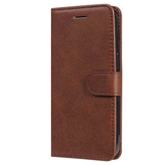 iPhone 15 Pro Max Læder Cover m. Pung og Strop - Brun