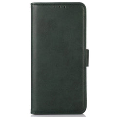 iPhone 15 Plus Læder Cover m. Pung & Magnetisk Luk - Grøn