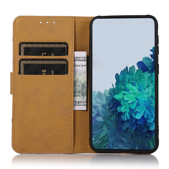 iPhone 15 Pro Max Læder Cover m. Pung - Blåt Træ