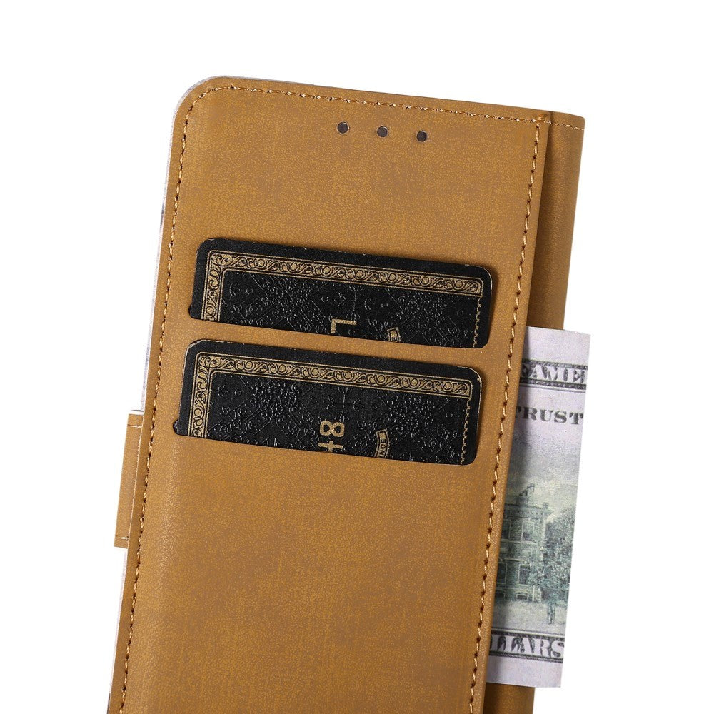 iPhone 15 Pro Max Læder Cover m. Pung - Blåt Træ