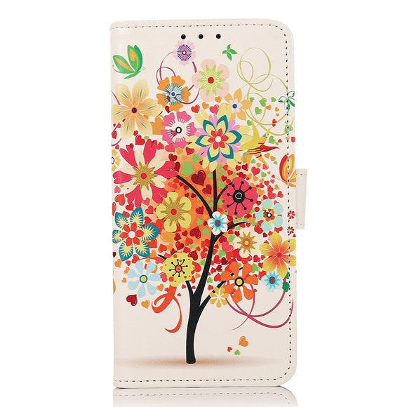 iPhone 15 Pro Max Læder Cover m. Pung - Rødt Træ