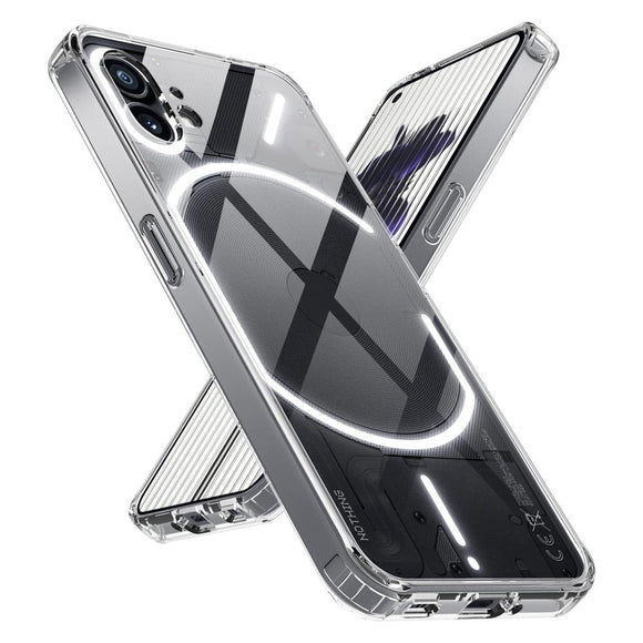 Nothing Phone (2) Hybrid Plastik Cover - Gennemsigtig
