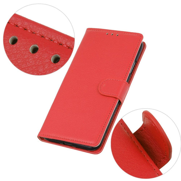 Nokia XR21 Litchi Læder Cover m. Pung - Rød