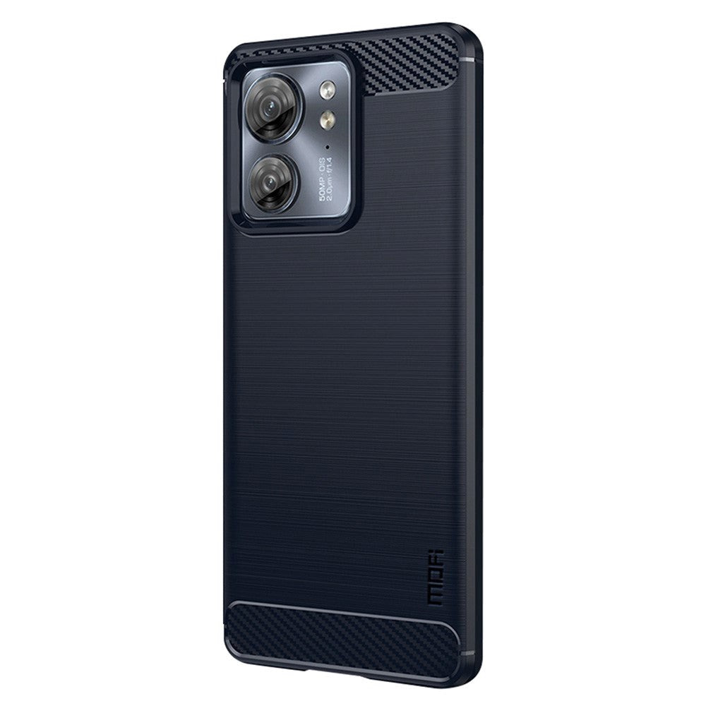 Motorola Edge 40 Brushed Carbon Cover - Blå