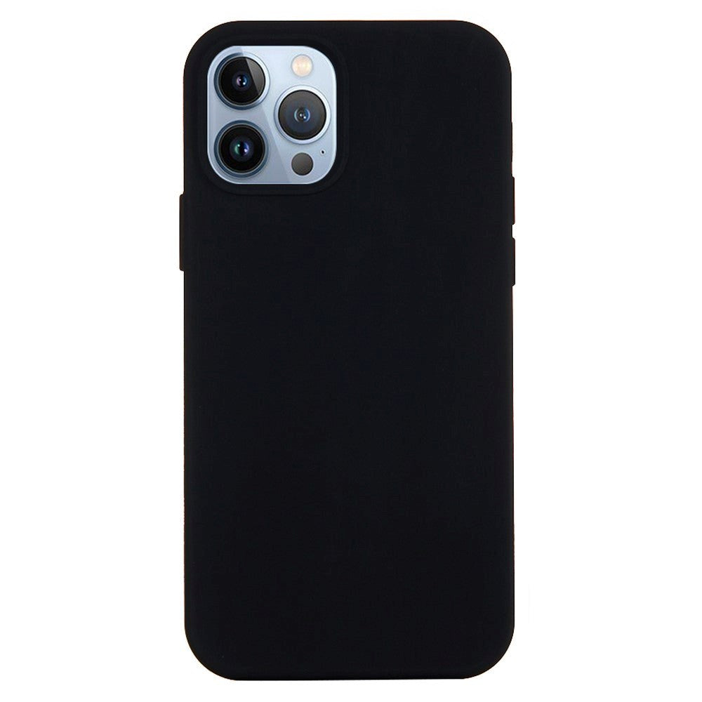 iPhone 15 Pro Liquid Silikone Cover - Sort