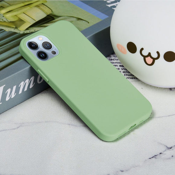 iPhone 15 Pro Liquid Silikone Cover - Mintgrøn