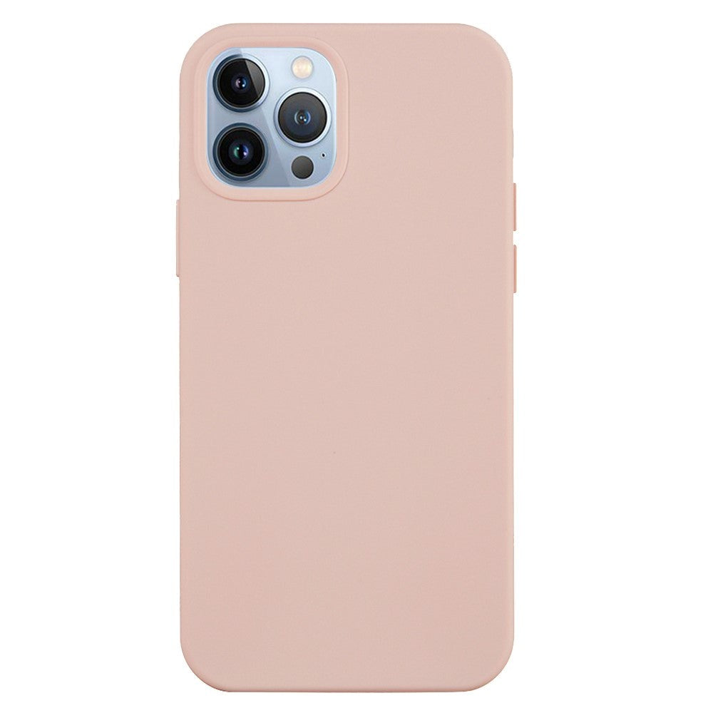iPhone 15 Pro Liquid Silikone Cover - Lyserød