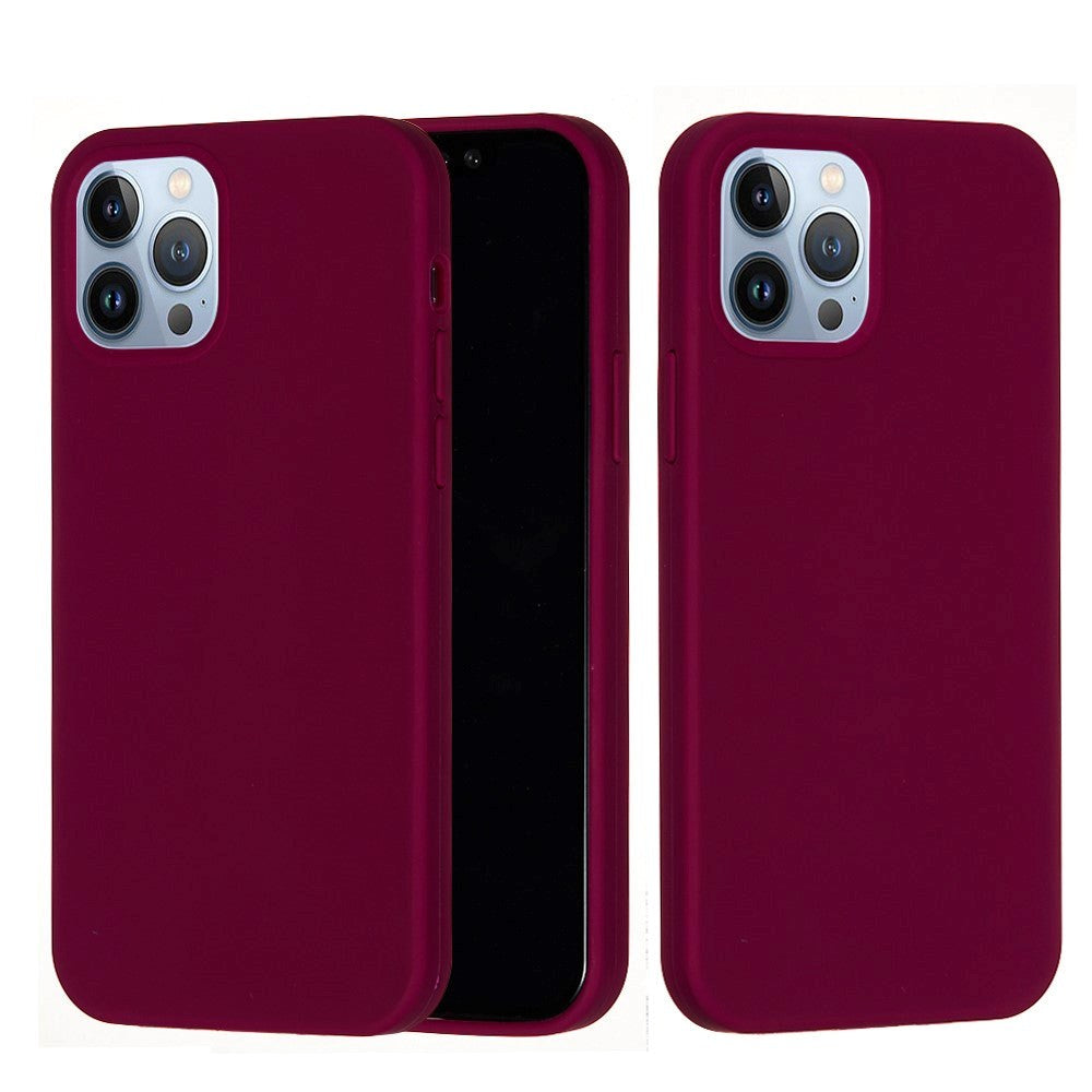 iPhone 15 Pro Max Liquid Silikone Cover - Vinrød
