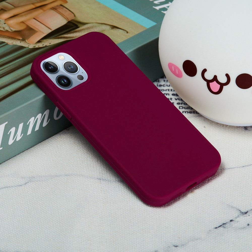 iPhone 15 Pro Max Liquid Silikone Cover - Vinrød