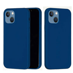iPhone 15 Liquid Silikone Cover - Mørkeblå