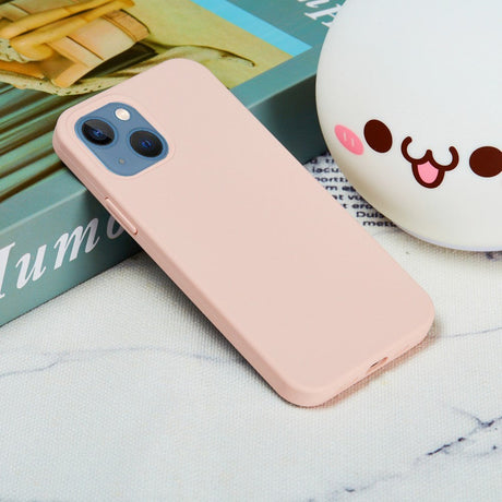 iPhone 15 Liquid Silikone Cover - Lyserød