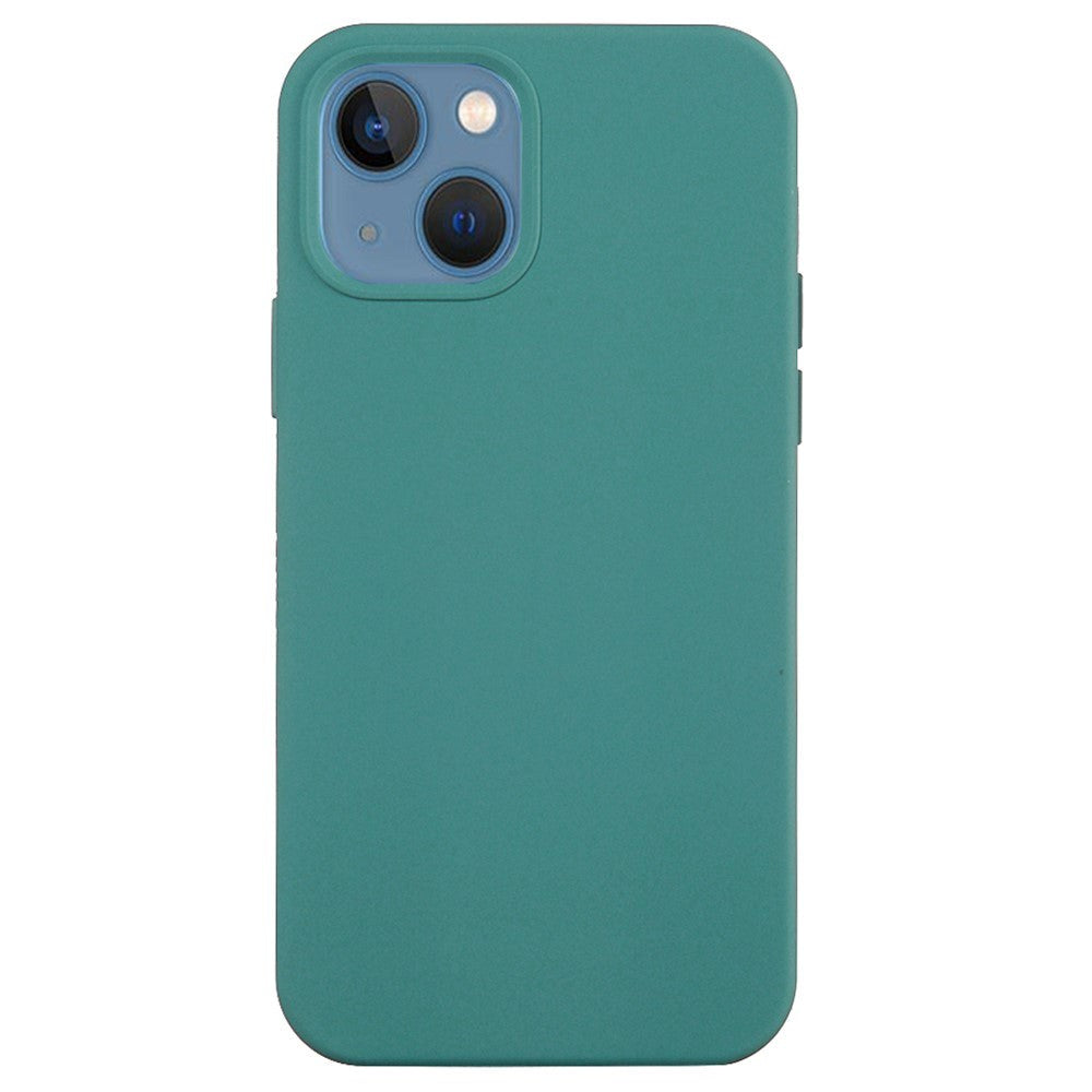 iPhone 15 Liquid Silikone Cover - Mørkegrøn