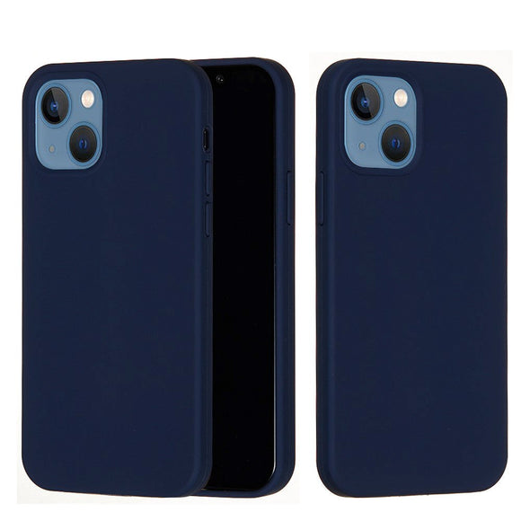 iPhone 15 Liquid Silikone Cover - Midnatsblå
