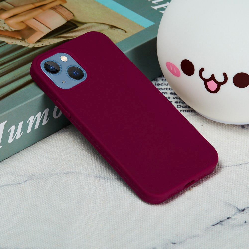 iPhone 15 Liquid Silikone Cover - Vinrød