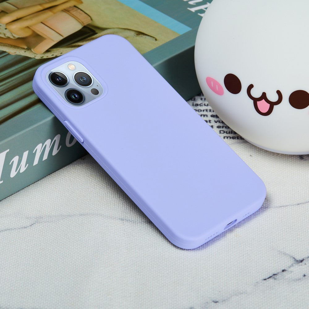 iPhone 15 Pro Max Liquid Silikone Cover - Lilla