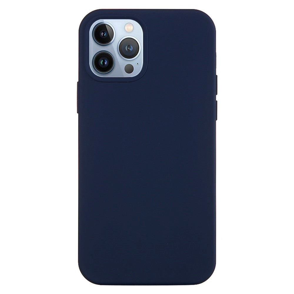 iPhone 15 Pro Max Liquid Silikone Cover - Mørkeblå