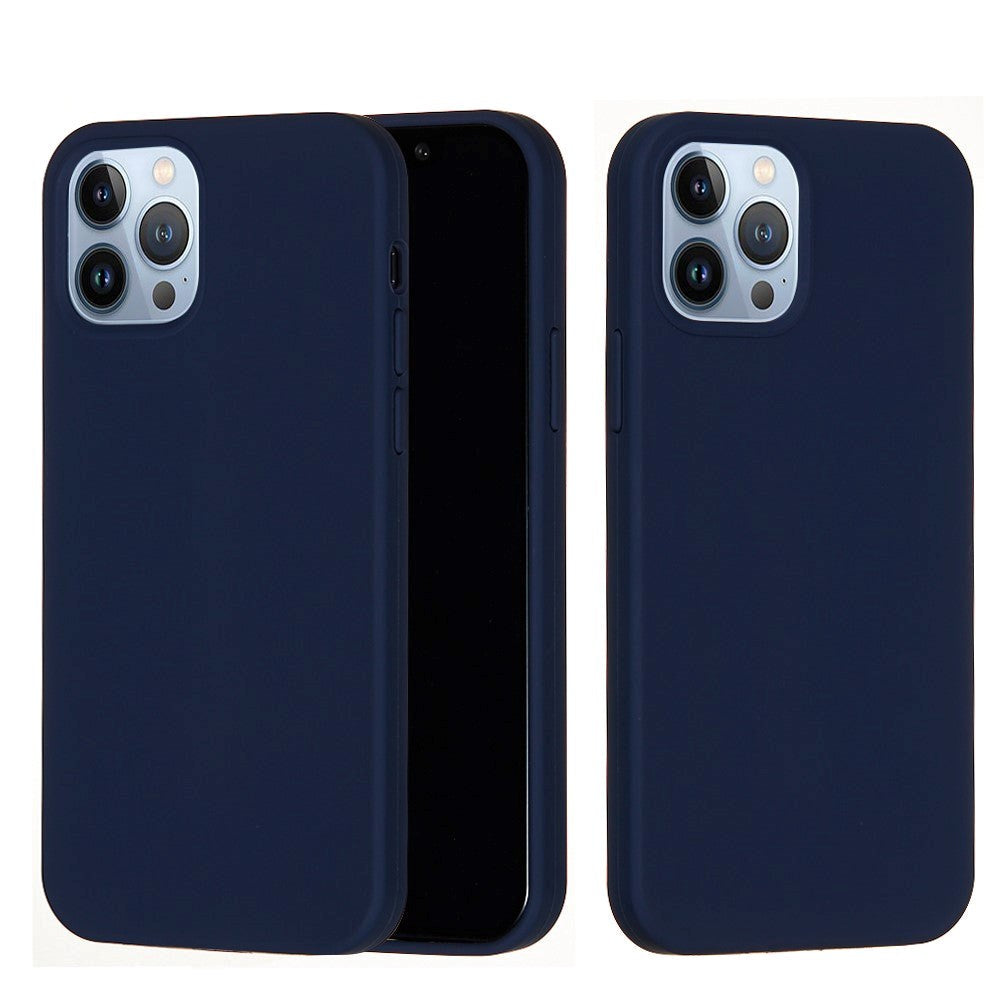 iPhone 15 Pro Max Liquid Silikone Cover - Mørkeblå