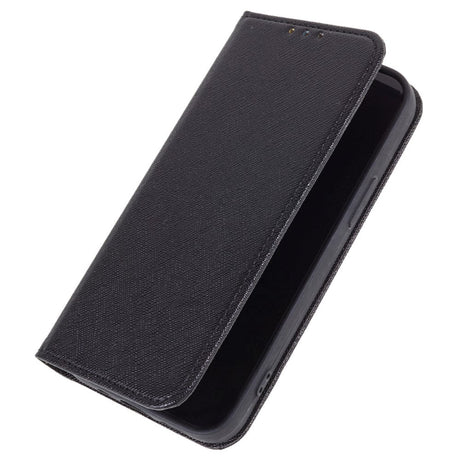 Huawei P60 Pro Læder Flip Cover m. Pung - Sort
