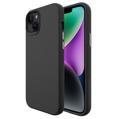 iPhone 15 Plastik Håndværker Cover - Sort