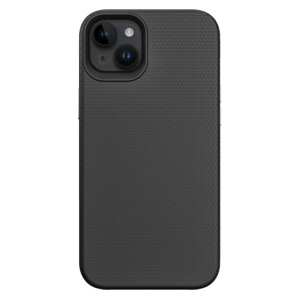 iPhone 15 Plastik Håndværker Cover - Sort