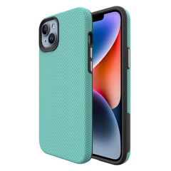 iPhone 15 Plastik Håndværker Cover - Turkis