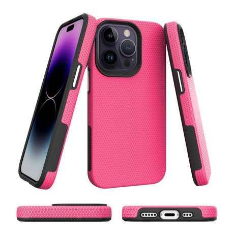 iPhone 15 Pro Plastik Håndværker Cover - Pink