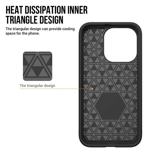 iPhone 15 Pro Plastik Håndværker Cover - Lilla