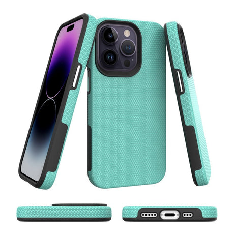 iPhone 15 Pro Max Plastik Håndværker Cover - Turkis