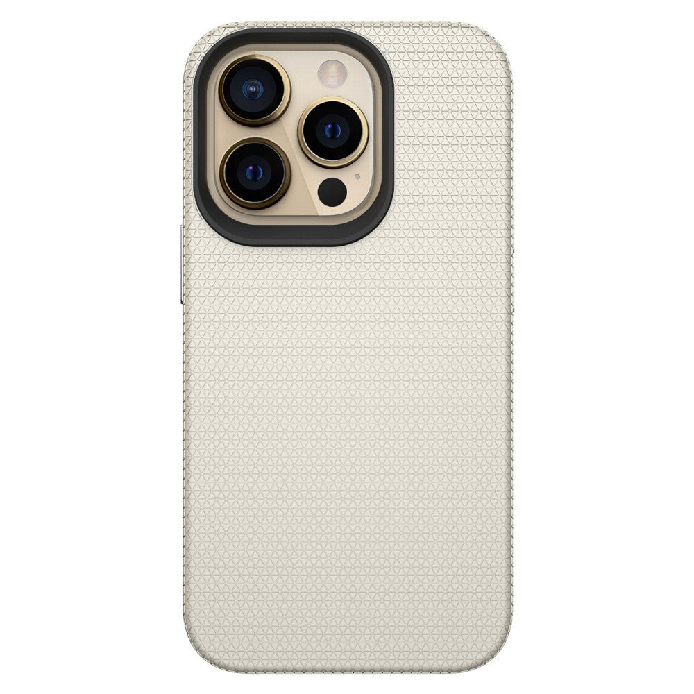 iPhone 15 Pro Max Plastik Håndværker Cover - Champagne Guld