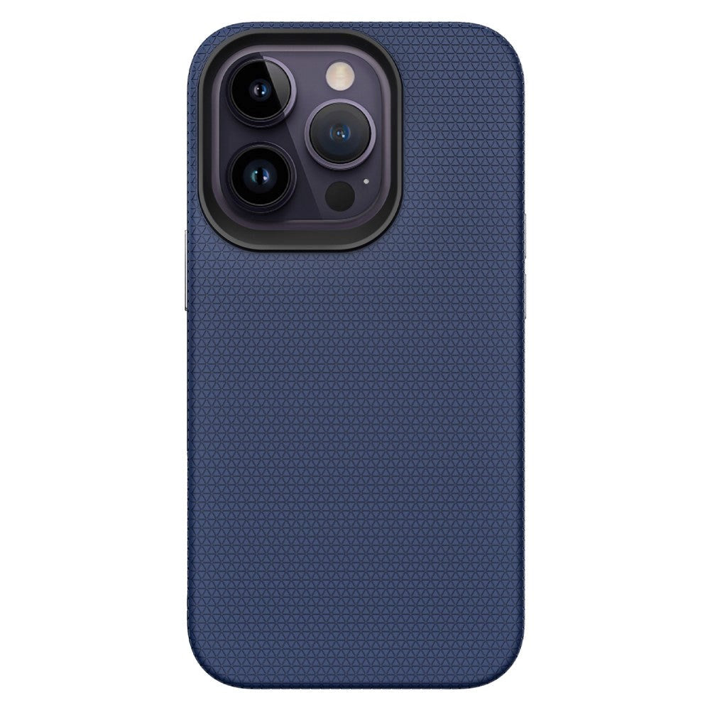 iPhone 15 Pro Max Plastik Håndværker Cover - Mørkeblå