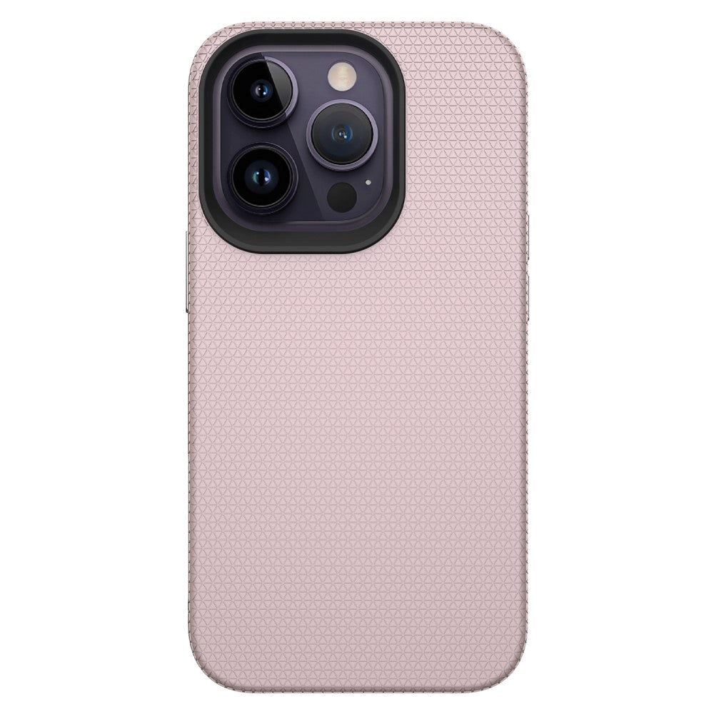 iPhone 15 Pro Max Plastik Håndværker Cover - Rose Gold