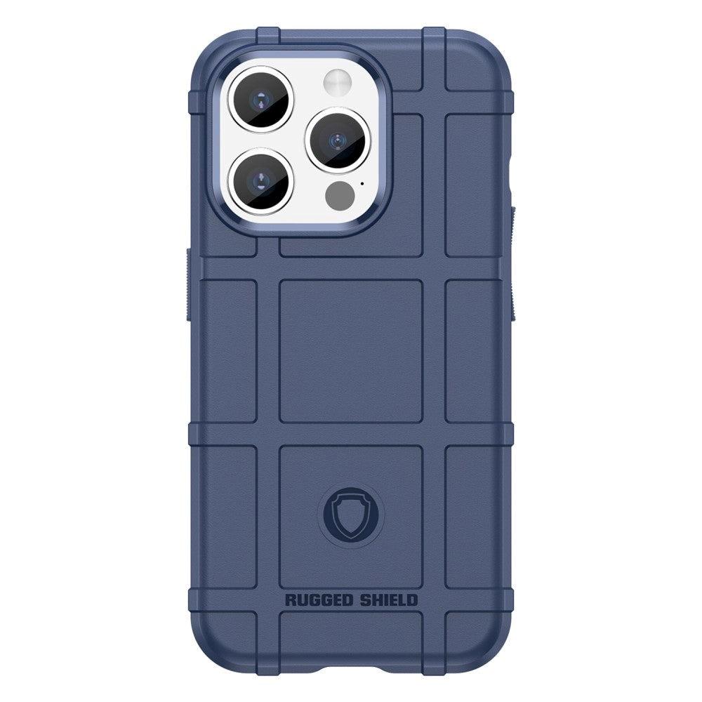 iPhone 15 Pro Max Rugged Shield Series Håndværker Cover - Mørkeblå