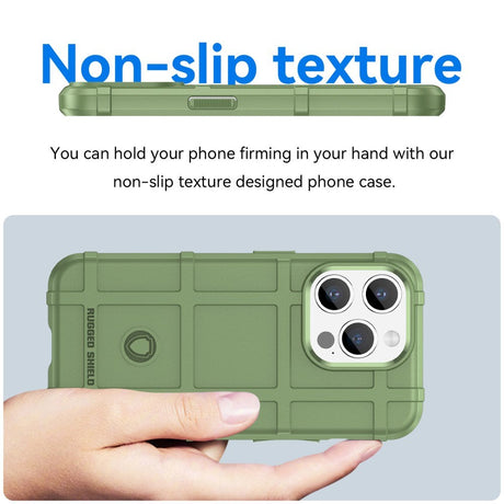 iPhone 15 Pro Max Rugged Shield Series Håndværker Cover - Grøn