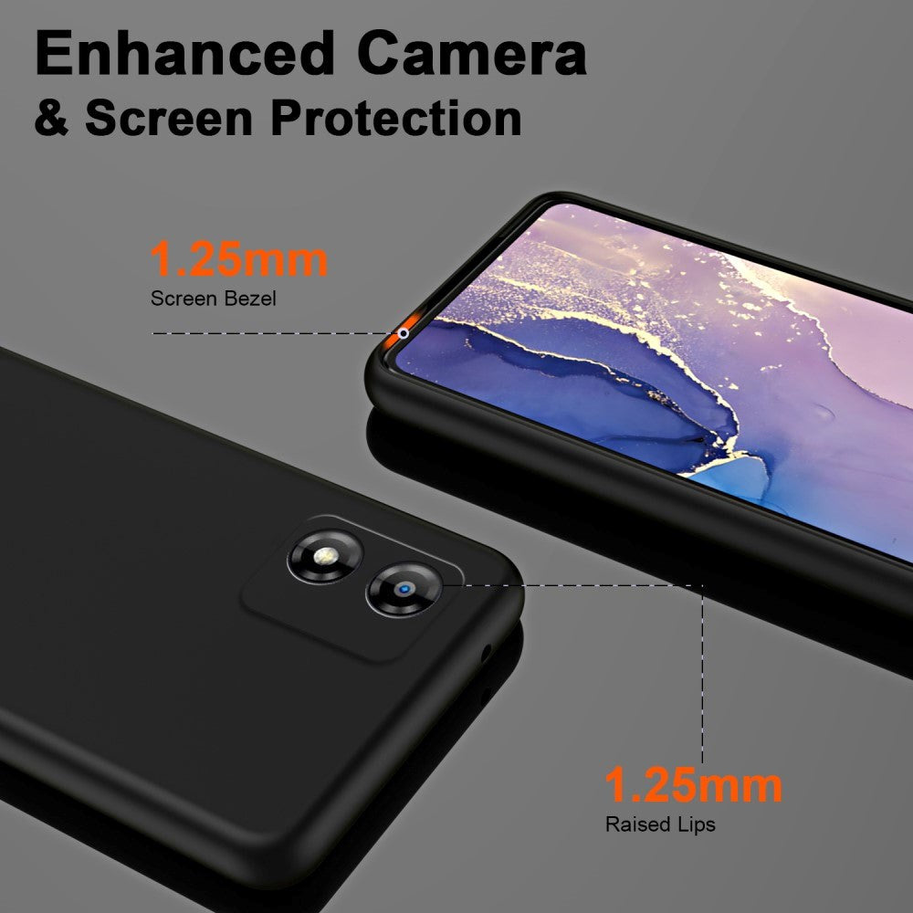 Motorola Moto E13 Liquid Silikone Cover - Lilla